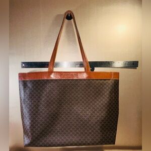 Celine Brown and Tan Tote Bag